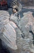 Mikhail Vrubel Swan princess oil on canvas